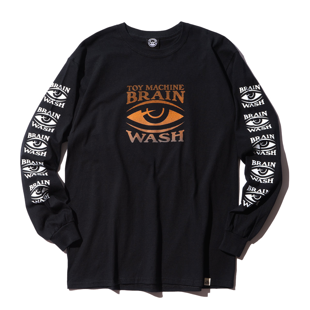 メンズ幸福洗脳Brain wash Tシャツ　黒　XL