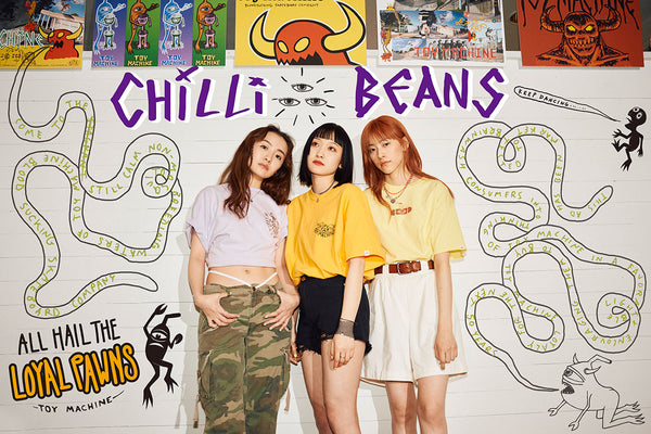 これからの音楽シーンを担うガールズバンド！ChilliBeans.がtoymachineのモデルとして登場！