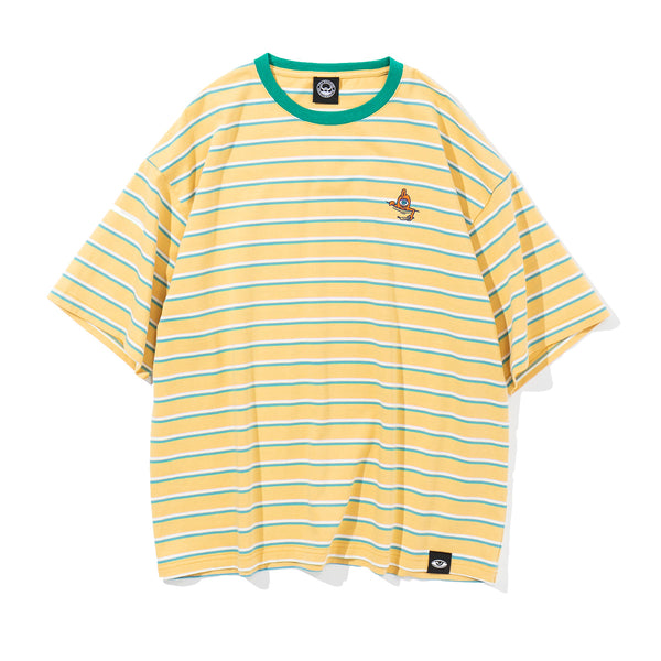 (BIG SIZE) SECT EMBROIDERY BORDER SS TEE