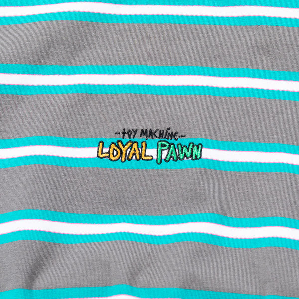 (BIG SIZE) LOYAL PAWN EMBROIDERY BORDER SS TEE