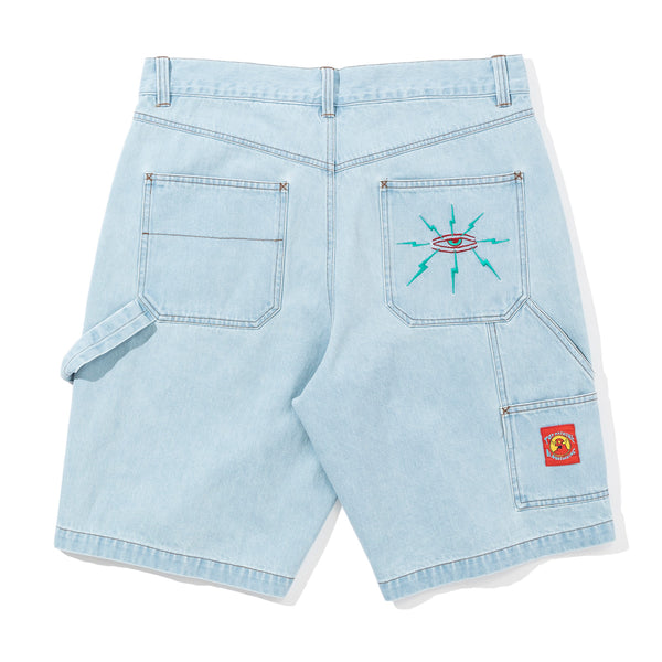 LIGHTNING EYE DENIM CARPENTER SHORTS