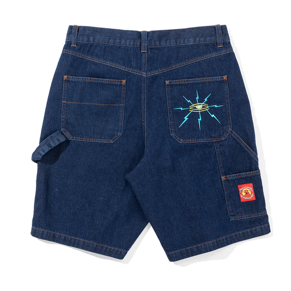 LIGHTNING EYE DENIM CARPENTER SHORTS