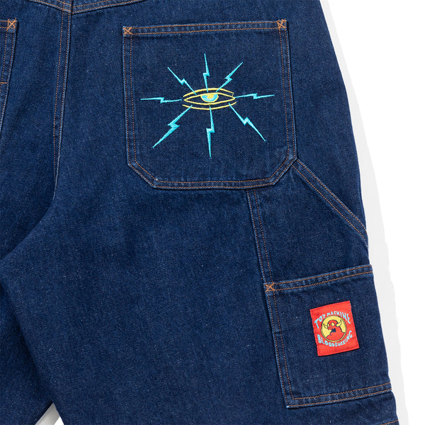 LIGHTNING EYE DENIM CARPENTER SHORTS