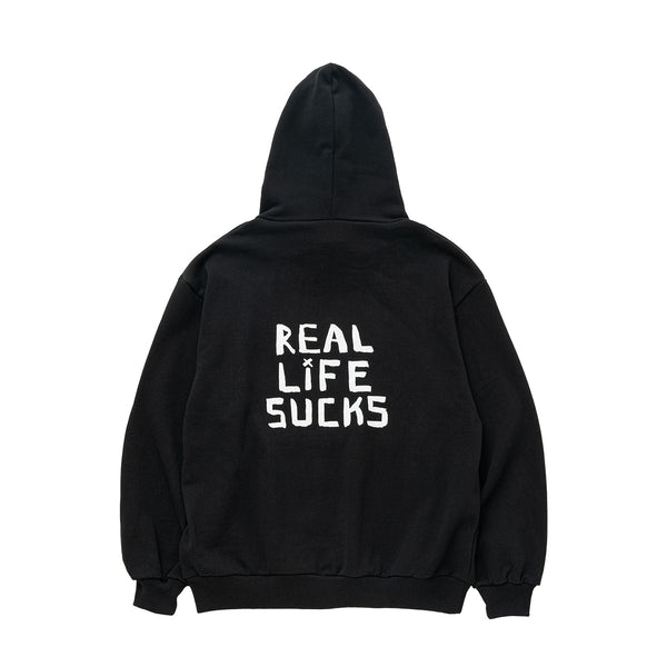 (HEAVY WEIGHT) REAL LIFE SUCKS SWEAT PARKA