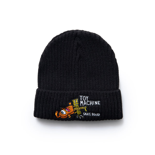 ROBOT & SECT EMBROIDERY BEANIE