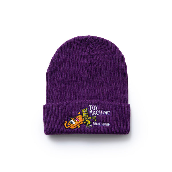 ROBOT & SECT EMBROIDERY BEANIE