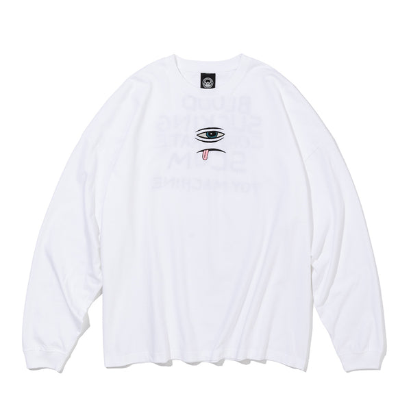 (BIG SIZE) SECT EYE EMBROIDERY LONG TEE