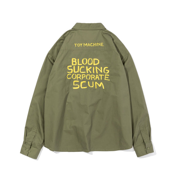 BLOOD SUCKING LOOSE FIT WORK SHIRTS