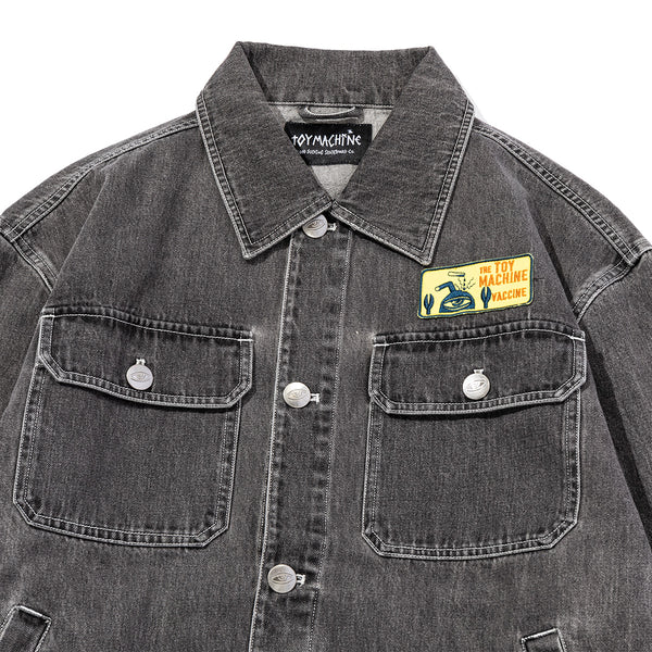 TOYMACHINE VACCINE LOOSE FIT DENIM JACKET