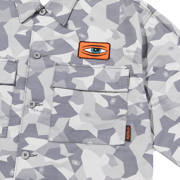 CAMOUFLAGE MILITARY LOOSE FIT SHIRTS JACKET