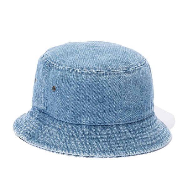 DRUGGED EYES DENIM BUCKET HAT