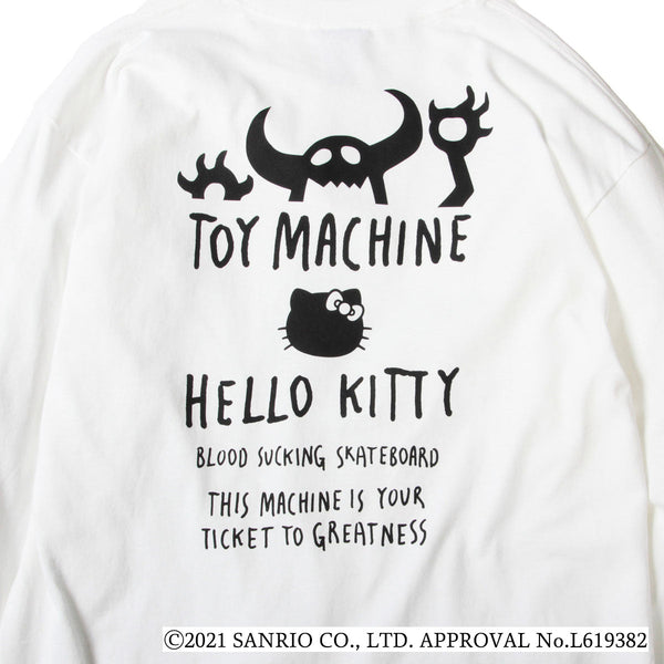 TOYMONSTER HELLO KITTY EMBROIDERY LONG TEE