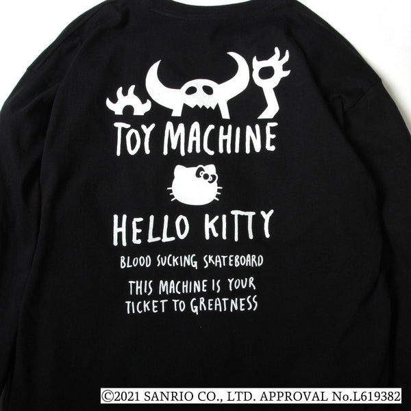 TOYMONSTER HELLO KITTY EMBROIDERY LONG TEE