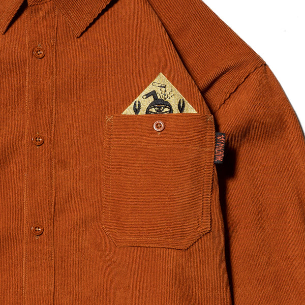 TOYMACHINE VACCINE CORDUROY BIG SHIRTS