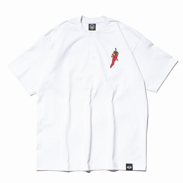(BIG SIZE) PEPPER SECT EMBROIDERY SS TEE