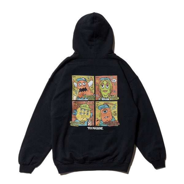 TM PAINT COLLAB TOYMACHINE FAMILY SWEAT PARKA