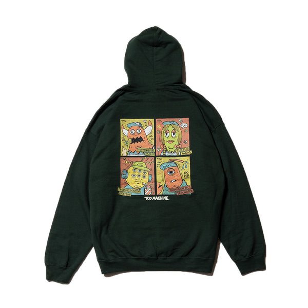 TM PAINT COLLAB TOYMACHINE FAMILY SWEAT PARKA