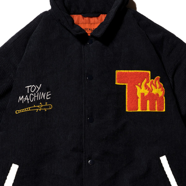 TM PAINT COLLAB CORDUROY STADIUM JACKET