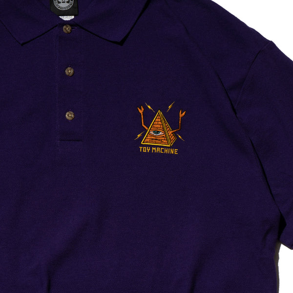 PYRAMID SECT EMBROIDERY SS POLO