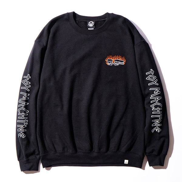 FLAME FIST EMBROIDERY SWEAT CREW