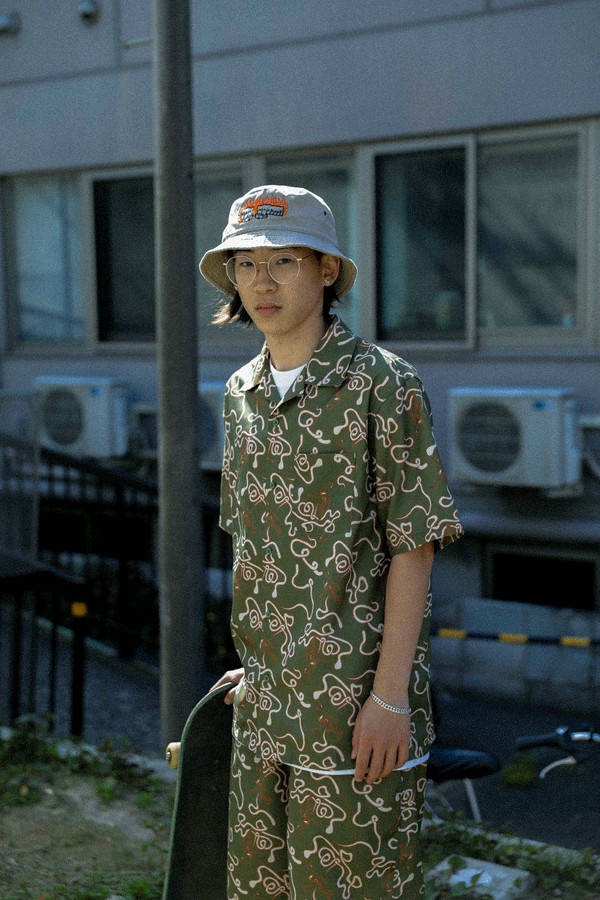 FLAME FIST BUCKET HAT