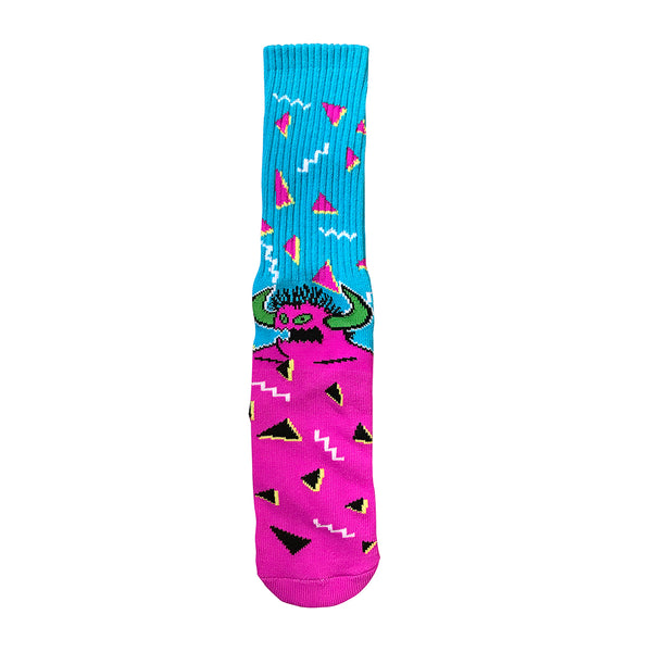 TM 80'S MONSTER CREW SOCKS - MULTI